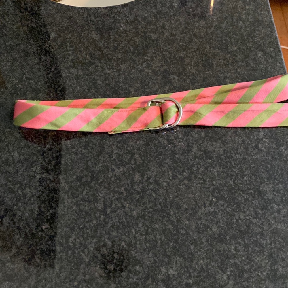 Vintage silk J Crew belt